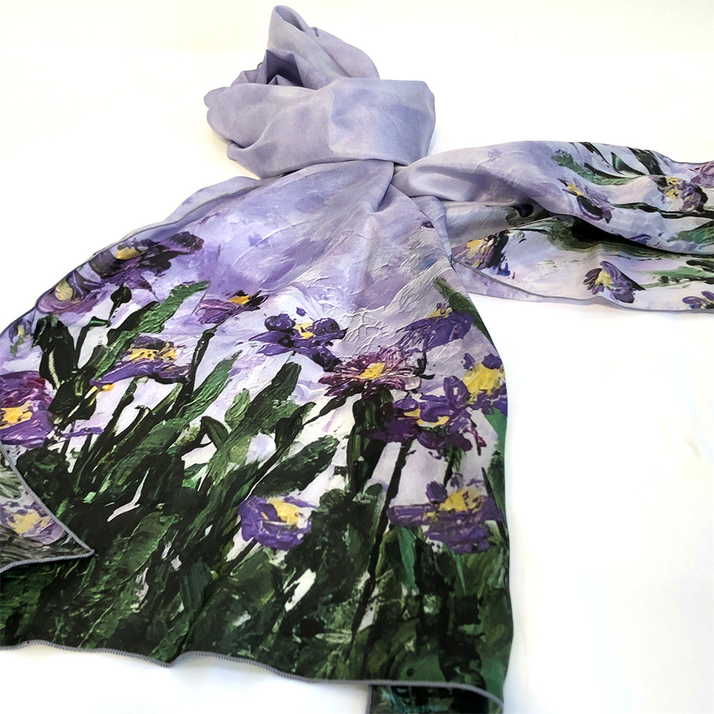 Iris Field - Silk Scarf