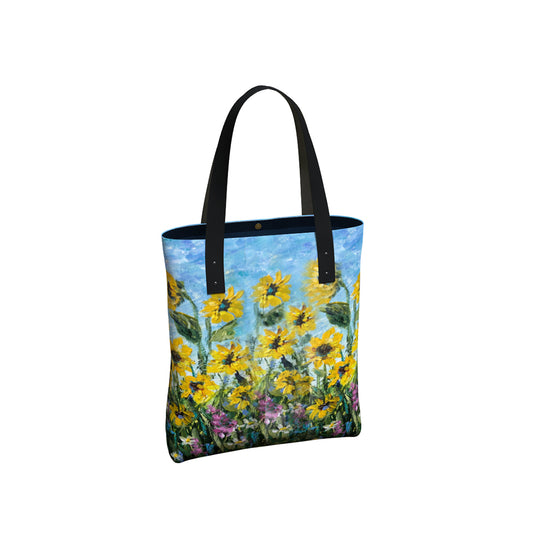 Sunflower Field Tote Bag